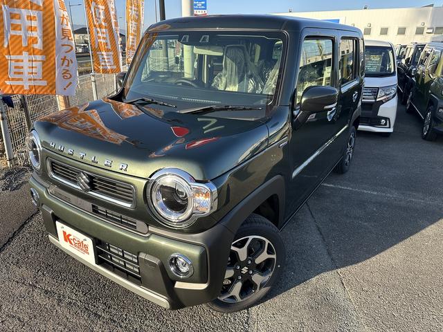 ハスラー ハイブリッドＸ　衝突被害軽減ブレーキ　車線逸脱防止装置　スマートキー　クリアランスソナー　アイドリングストップ　ＡＣＣ　ＥＣＳ　シートヒーター　ＬＥＤヘッドライト（5枚目）