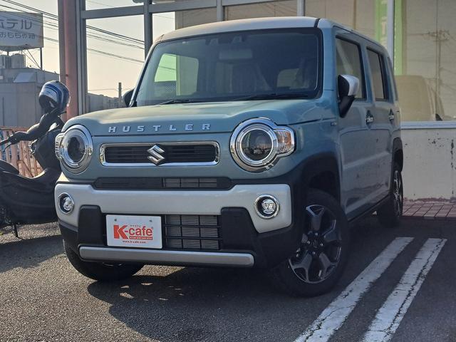 ハスラー ハイブリッドＸ　衝突被害軽減ブレーキ　車線逸脱防止装置　スマートキー　クリアランスソナー　アイドリングストップ　ＡＣＣ　ＥＣＳ　シートヒーター　ＬＥＤヘッドライト（2枚目）