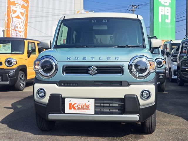 ハスラー ハイブリッドＸ　衝突被害軽減ブレーキ　車線逸脱防止装置　スマートキー　クリアランスソナー　アイドリングストップ　ＡＣＣ　ＥＣＳ　シートヒーター　ＬＥＤヘッドライト（3枚目）