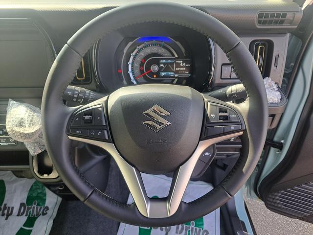 ハスラー ハイブリッドＸ　衝突被害軽減ブレーキ　車線逸脱防止装置　スマートキー　クリアランスソナー　アイドリングストップ　ＡＣＣ　ＥＣＳ　シートヒーター　ＬＥＤヘッドライト（21枚目）