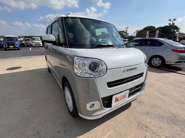 ムーヴキャンバス ストライプスＧ　届出済未使用車　アイドリングストップ　盗難防止装置　バックカメラ　衝突被害軽減ブレーキ　横滑り防止装置　シートヒーター　ベンチシート　スマートキー　寒冷地仕様車　両側電動スライドドア（12枚目）