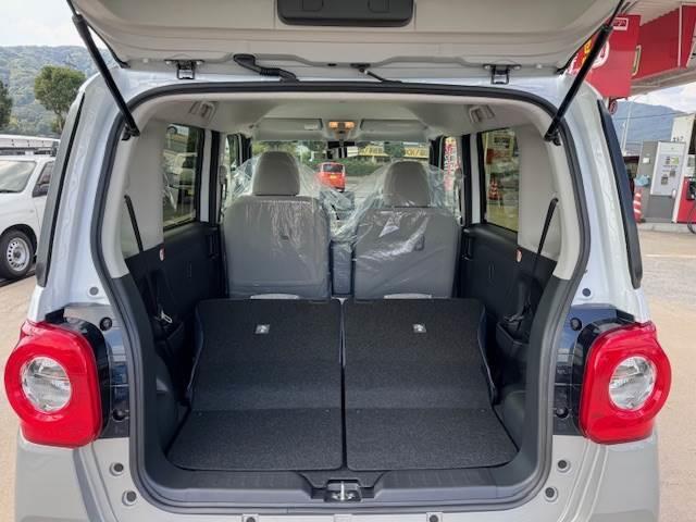 ムーヴキャンバス ストライプスＧ　届出済未使用車　アイドリングストップ　盗難防止装置　バックカメラ　衝突被害軽減ブレーキ　横滑り防止装置　シートヒーター　ベンチシート　スマートキー　寒冷地仕様車　両側電動スライドドア（17枚目）