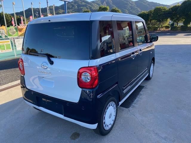 ムーヴキャンバス ストライプスＧ　届出済未使用車　衝突被害軽減ブレーキ　オートマチックハイビーム　レーンアシスト　両側電動スライドドア　アイドリングストップ　バックカメラ　盗難防止システム　寒冷地仕様　スマートキー　ベンチシート（12枚目）