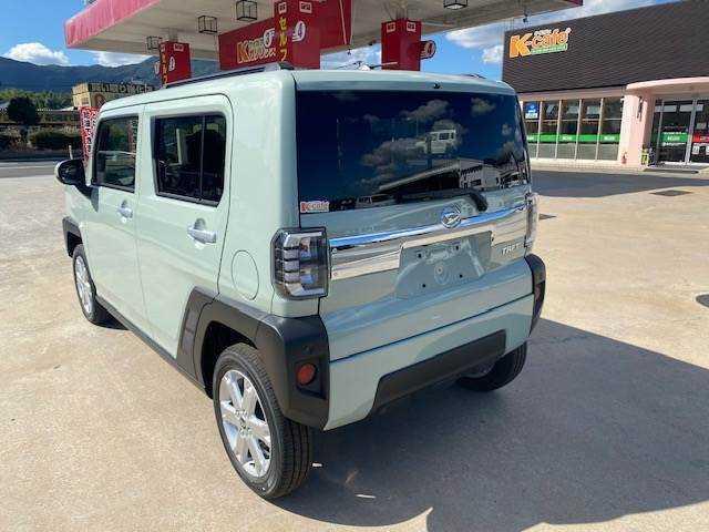 タフト Ｇ　届出済未使用車　アイドリングストップ　盗難防止装置　バックカメラ　衝突被害軽減ブレーキ　横滑り防止装置　シートヒーター　スマートキー　サンルーフ　ルーフレール　寒冷地仕様車　ガラスルーフ　シートＨ（14枚目）