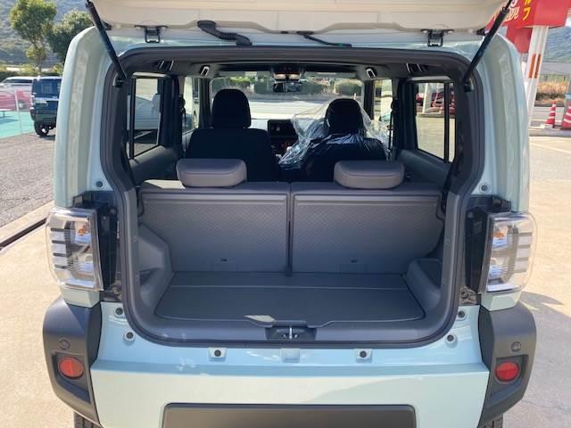 タフト Ｇ　届出済未使用車　アイドリングストップ　盗難防止装置　バックカメラ　衝突被害軽減ブレーキ　横滑り防止装置　シートヒーター　スマートキー　サンルーフ　ルーフレール　寒冷地仕様車　ガラスルーフ　シートＨ（15枚目）