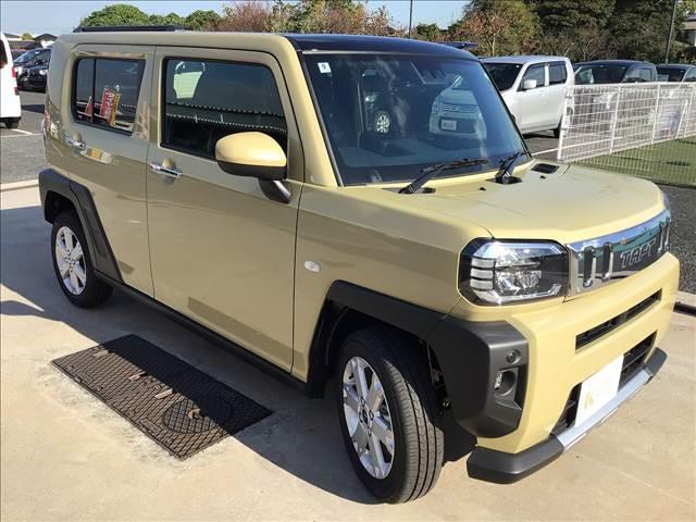 タフト Ｇ　クロムベンチャー　衝突被害軽減ブレーキ　スマートキー　クリアランスソナー　アイドリングストップ　ＥＣＳ　シートヒーター　ＬＥＤヘッドライト（3枚目）