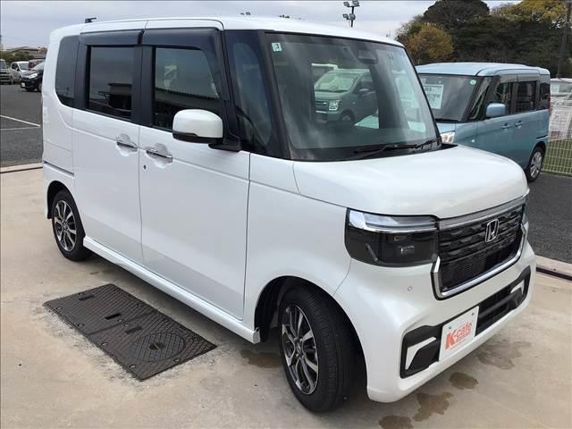 Ｎ－ＢＯＸカスタム ベースグレード　フルセグナビ・Ｂｌｕｅｔｏｏｔｈ付　バックカメラ　Ｈｏｎｄａ　ＳＥＮＳＩＮＧ　両側スライド片側電動ドア　スマートキー　シートヒーター　ＡＣＣ　ＥＴＣ　ＥＣＳ　ＬＥＤヘッドライト　ドライブレコーダー（3枚目）