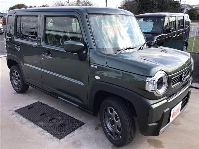 ハスラー ハイブリッドＧ　衝突被害軽減ブレーキ　車線逸脱防止装置　スマートキー　クリアランスソナー　アイドリングストップ　ＡＣＣ　ＥＣＳ　シートヒーター　ＬＥＤヘッドライト（5枚目）