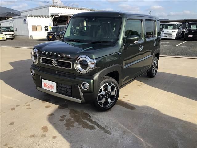 ハスラー ハイブリッドＸ　衝突被害軽減ブレーキ　車線逸脱防止装置　スマートキー　クリアランスソナー　アイドリングストップ　ＡＣＣ　ＥＣＳ　シートヒーター　ＬＥＤヘッドライト（3枚目）