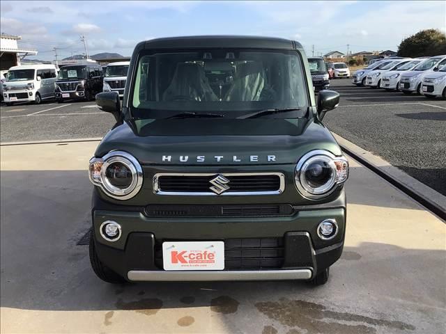 ハスラー ハイブリッドＸ　衝突被害軽減ブレーキ　車線逸脱防止装置　スマートキー　クリアランスソナー　アイドリングストップ　ＡＣＣ　ＥＣＳ　シートヒーター　ＬＥＤヘッドライト（4枚目）