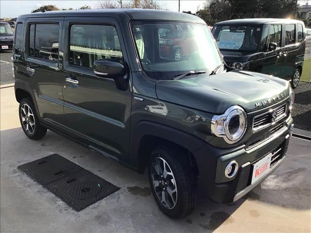 ハスラー ハイブリッドＸ　衝突被害軽減ブレーキ　車線逸脱防止装置　スマートキー　クリアランスソナー　アイドリングストップ　ＡＣＣ　ＥＣＳ　シートヒーター　ＬＥＤヘッドライト（5枚目）