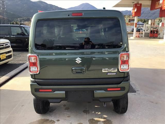 ハスラー ハイブリッドＸ　衝突被害軽減ブレーキ　車線逸脱防止装置　スマートキー　クリアランスソナー　アイドリングストップ　ＡＣＣ　ＥＣＳ　シートヒーター　ＬＥＤヘッドライト（8枚目）