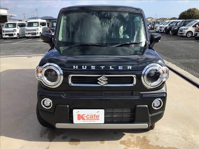 ハスラー ハイブリッドＸ　衝突被害軽減ブレーキ　車線逸脱防止装置　スマートキー　クリアランスソナー　アイドリングストップ　ＡＣＣ　ＥＣＳ　シートヒーター　ＬＥＤヘッドライト（3枚目）