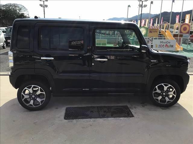 ハスラー ハイブリッドＸ　衝突被害軽減ブレーキ　車線逸脱防止装置　スマートキー　クリアランスソナー　アイドリングストップ　ＡＣＣ　ＥＣＳ　シートヒーター　ＬＥＤヘッドライト（5枚目）