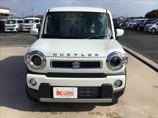 ハスラー ハイブリッドＸ　衝突被害軽減ブレーキ　車線逸脱防止装置　スマートキー　クリアランスソナー　アイドリングストップ　ＡＣＣ　ＥＣＳ　シートヒーター　ＬＥＤヘッドライト（3枚目）