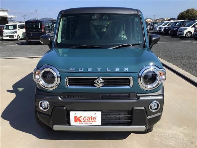 ハスラー ハイブリッドＸ　衝突被害軽減ブレーキ　車線逸脱防止装置　スマートキー　クリアランスソナー　アイドリングストップ　ＡＣＣ　ＥＣＳ　シートヒーター　ＬＥＤヘッドライト（3枚目）