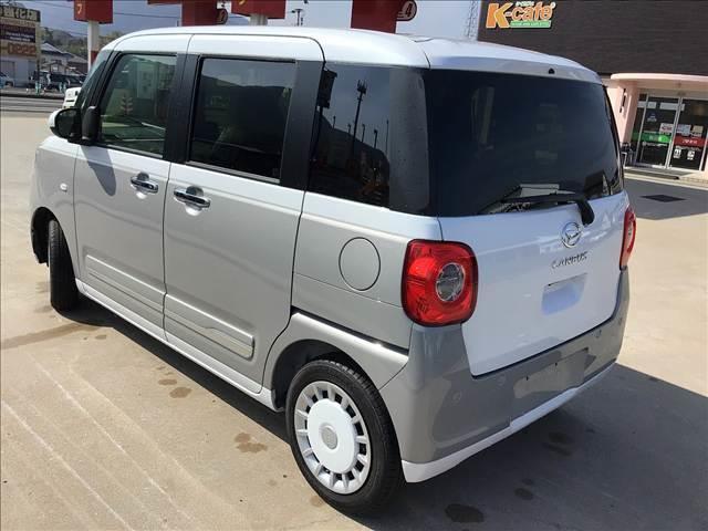 ムーヴキャンバス ストライプスG 両側電動スライドドア 衝突被害軽減ブレーキ スマートキー クリアランスソナー アイドリングストップ ECS LEDヘッドライト(8枚目)