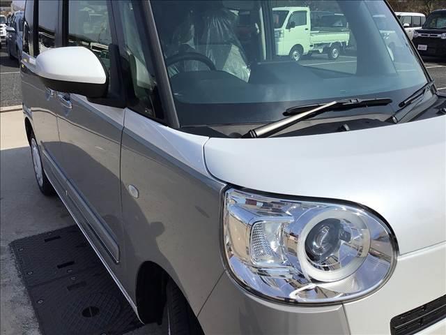 ムーヴキャンバス ストライプスG 両側電動スライドドア 衝突被害軽減ブレーキ スマートキー クリアランスソナー アイドリングストップ ECS LEDヘッドライト(17枚目)