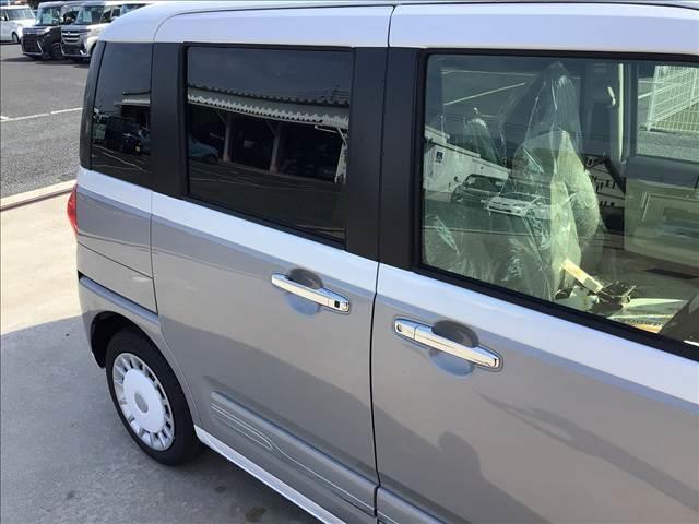 ムーヴキャンバス ストライプスG 両側電動スライドドア 衝突被害軽減ブレーキ スマートキー クリアランスソナー アイドリングストップ ECS LEDヘッドライト(18枚目)