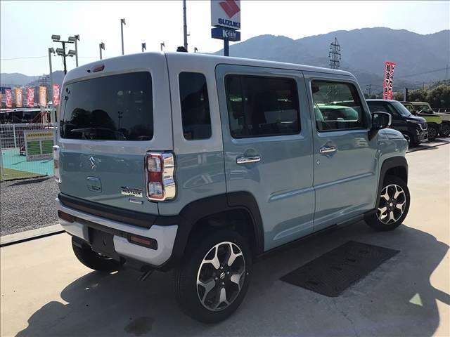 ハスラー ハイブリッドＸ　衝突被害軽減ブレーキ　車線逸脱防止装置　スマートキー　クリアランスソナー　アイドリングストップ　ＡＣＣ　ＥＣＳ　シートヒーター　ＬＥＤヘッドライト（6枚目）