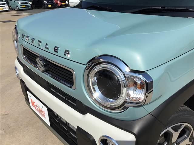 ハスラー ハイブリッドＸ　衝突被害軽減ブレーキ　車線逸脱防止装置　スマートキー　クリアランスソナー　アイドリングストップ　ＡＣＣ　ＥＣＳ　シートヒーター　ＬＥＤヘッドライト（13枚目）