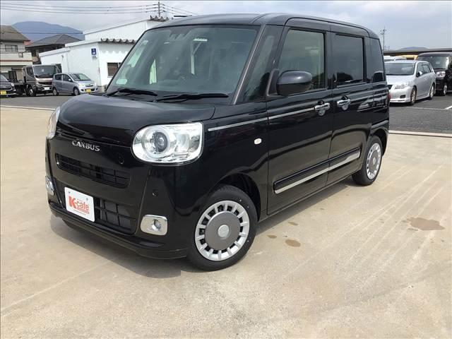 ムーヴキャンバス セオリーＧ　両側電動スライドドア　衝突被害軽減ブレーキ　スマートキー　クリアランスソナー　アイドリングストップ　ＥＣＳ　シートヒーター　ＬＥＤヘッドライト（3枚目）