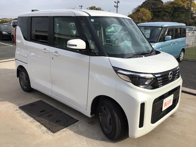 ルークス X 両側スライド片側電動ドア バックカメラ スマートキー 衝突被害軽減ブレーキ アイドリングストップ クリアランスソナー サーキュレーター(4枚目)