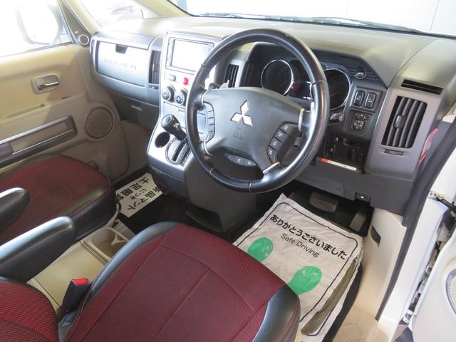 デリカＤ：５ Ｇ　プレミアム　ワンオーナー　新品ＢＡＤＸロックケリーＭＸ１キャップ付＋オープンカントリーＲＴ２３５／７０Ｒ１６＋ブルバー＋プレミアムマット１台分　ＨＤＤナビフルセグＤＶＤ／ＦＳＲカメラ　電動両側スライド＋バックドア（3枚目）