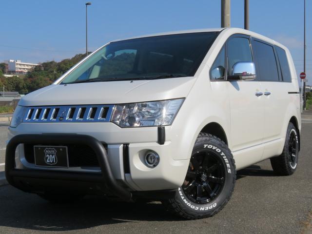 デリカＤ：５ Ｇ　プレミアム　ワンオーナー　新品ＢＡＤＸロックケリーＭＸ１キャップ付＋オープンカントリーＲＴ２３５／７０Ｒ１６＋ブルバー＋プレミアムマット１台分　ＨＤＤナビフルセグＤＶＤ／ＦＳＲカメラ　電動両側スライド＋バックドア（14枚目）