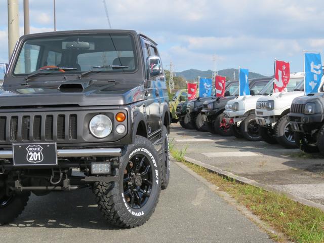 ジムニー ワイルドウインド　ガンＭ全塗装　リフトアップ　新品ＢＡＤＸ　ＤＯＳ＋オープンカントリー２２５／７５／１６　オーバーフェンダー／グリル各部チッピング黒塗装　社外前後バンパー／マフラー／テール／ＬＥＤフォグ／シートカバー（35枚目）