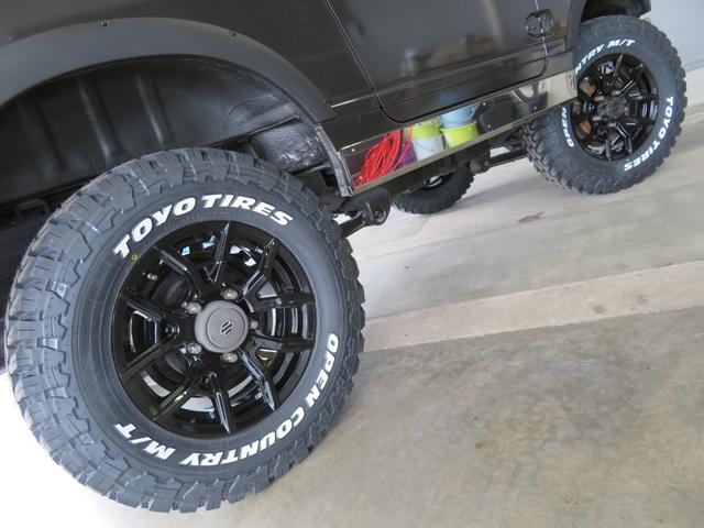 ジムニー ワイルドウインド　ガンＭ全塗装　リフトアップ　新品ＢＡＤＸ　ＤＯＳ＋オープンカントリー２２５／７５／１６　オーバーフェンダー／グリル各部チッピング黒塗装　社外前後バンパー／マフラー／テール／ＬＥＤフォグ／シートカバー（70枚目）