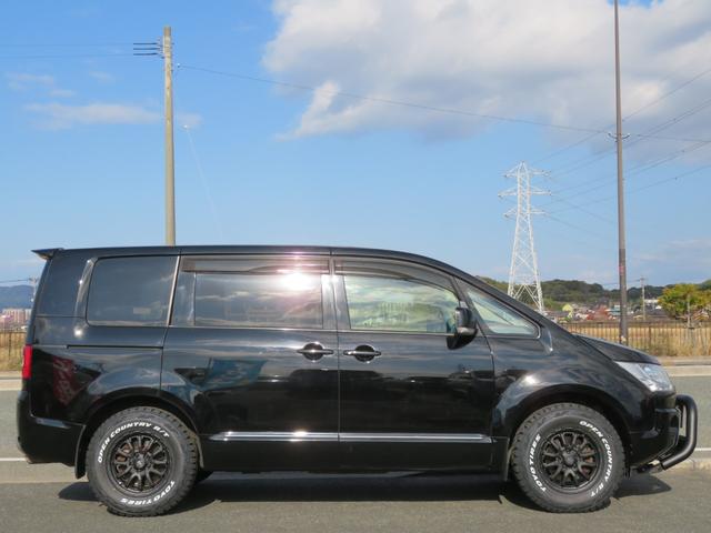 デリカD:5 G パワーパッケージ 新品BADXロックケリーMX-H+オプカンRT235/70R16 新品ブルバー HDDナビフルセグBluetoothDVD+フリップダウンモニターBカメラETC 両側電動ドア HID スマートキー2個(13枚目)