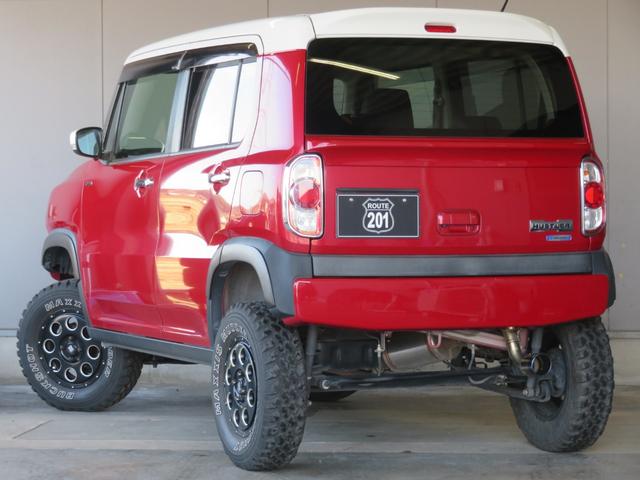 ハスラー ＪスタイルＩＩ　４インチリフトＵＰ公認　プラスラインＦ／Ｒバンパー＋Ｆガードバースキッドバンパー　ハイワークスルーフスポイラー＋リアウイング　新品バッテリー　エクストリームＪ＋マキシスバックショット　Ｊａｏｓマフラー（8枚目）