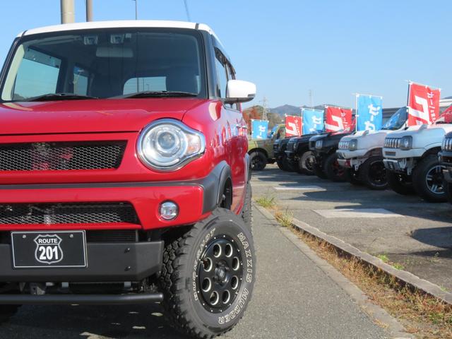 ハスラー ＪスタイルＩＩ　４インチリフトＵＰ公認　プラスラインＦ／Ｒバンパー＋Ｆガードバースキッドバンパー　ハイワークスルーフスポイラー＋リアウイング　新品バッテリー　エクストリームＪ＋マキシスバックショット　Ｊａｏｓマフラー（43枚目）