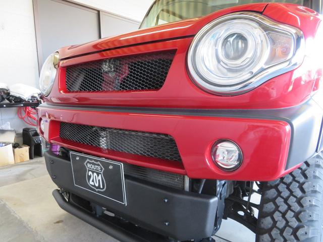 ハスラー ＪスタイルＩＩ　４インチリフトＵＰ公認　プラスラインＦ／Ｒバンパー＋Ｆガードバースキッドバンパー　ハイワークスルーフスポイラー＋リアウイング　新品バッテリー　エクストリームＪ＋マキシスバックショット　Ｊａｏｓマフラー（51枚目）