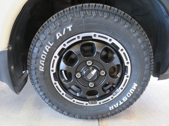 ライフ ハッピーエディション　走行４８６００Ｋｍ　新品ＡＷタイヤ　マッドクロスグレイス＋マッドスターラジアルＡ／Ｔ　１４５／８０Ｒ１２　前後バンパー／ドアミラー／アウターハンドル／ルーフキャリア各ラプターブラック塗装（51枚目）