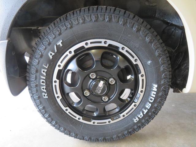 ライフ ハッピーエディション　走行４８６００Ｋｍ　新品ＡＷタイヤ　マッドクロスグレイス＋マッドスターラジアルＡ／Ｔ　１４５／８０Ｒ１２　前後バンパー／ドアミラー／アウターハンドル／ルーフキャリア各ラプターブラック塗装（53枚目）