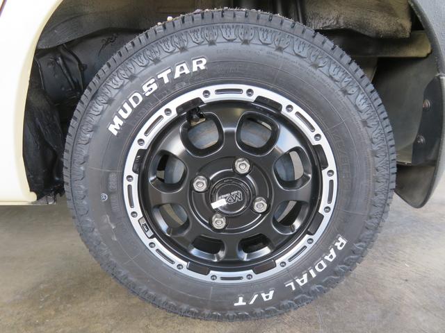 ライフ ハッピーエディション　走行４８６００Ｋｍ　新品ＡＷタイヤ　マッドクロスグレイス＋マッドスターラジアルＡ／Ｔ　１４５／８０Ｒ１２　前後バンパー／ドアミラー／アウターハンドル／ルーフキャリア各ラプターブラック塗装（54枚目）