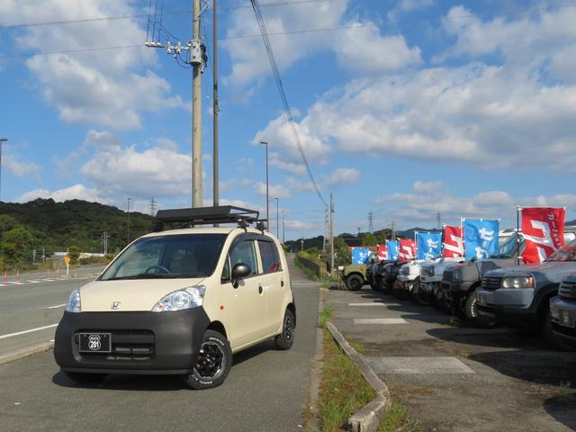 ライフ ハッピーエディション　走行４８６００Ｋｍ　新品ＡＷタイヤ　マッドクロスグレイス＋マッドスターラジアルＡ／Ｔ　１４５／８０Ｒ１２　前後バンパー／ドアミラー／アウターハンドル／ルーフキャリア各ラプターブラック塗装（57枚目）