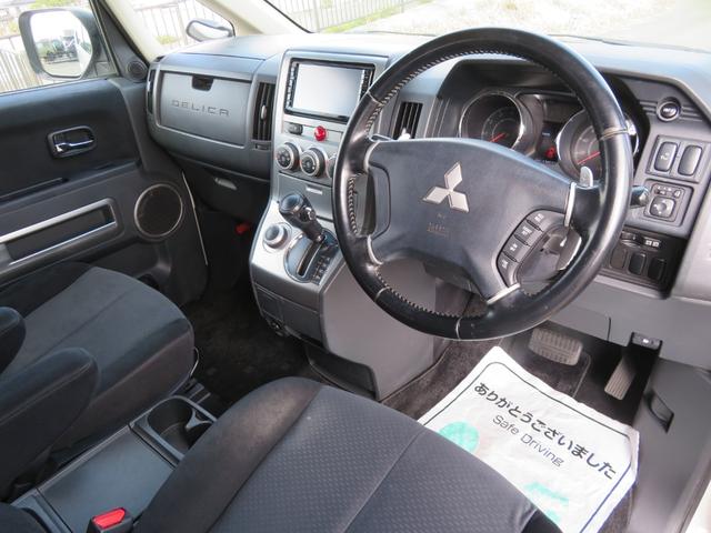 デリカＤ：５ Ｇ　パワーパッケージ　新品ＰＲＯ－ＰＯＴＯＲ　Ｘ　ＤＤ－Ｖ６特注色グロスブラック＋新品オープンカントリーＲＴ２３５／７０Ｒ１６＋ナット　新品ブルバー　新品カープレイ対応ＳＤナビ　新品バックカメラ　ＨＩＤ　スマートキー２個（3枚目）