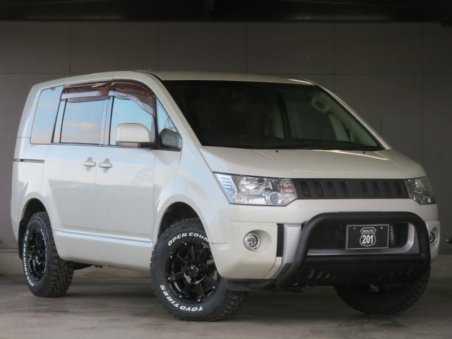 デリカＤ：５ Ｇ　パワーパッケージ　新品ＰＲＯ－ＰＯＴＯＲ　Ｘ　ＤＤ－Ｖ６特注色グロスブラック＋新品オープンカントリーＲＴ２３５／７０Ｒ１６＋ナット　新品ブルバー　新品カープレイ対応ＳＤナビ　新品バックカメラ　ＨＩＤ　スマートキー２個（8枚目）