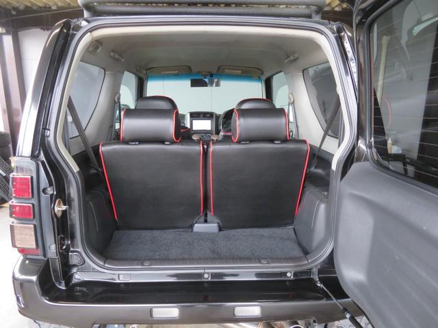 ジムニー XC 新品ルーフラック+Hライト RAYSデイトナFDX-J+ジオランダーMT 3インチリフトUP ブラックM全塗装修復歴軽度 LEDテール FRPボンネット SDナビDVDフルセグBluetoothETC(25枚目)