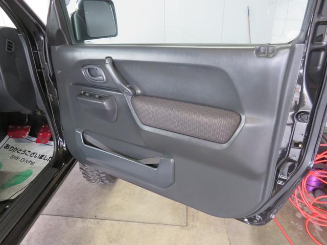 ジムニー XC 新品ルーフラック+Hライト RAYSデイトナFDX-J+ジオランダーMT 3インチリフトUP ブラックM全塗装修復歴軽度 LEDテール FRPボンネット SDナビDVDフルセグBluetoothETC(33枚目)