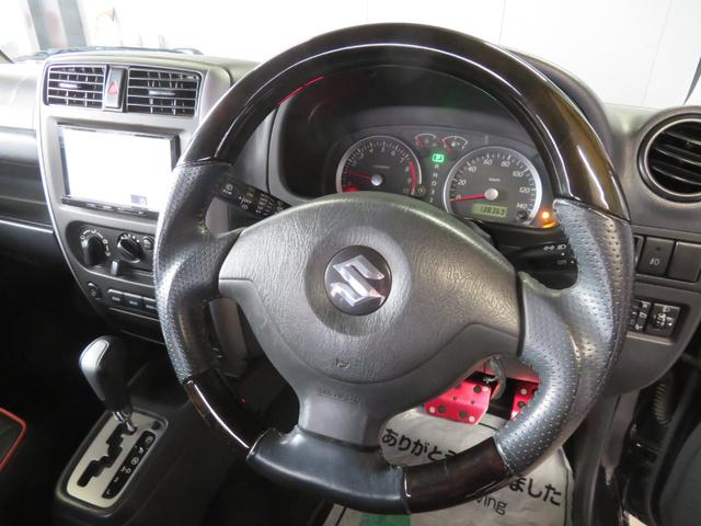 ジムニー XC 新品ルーフラック+Hライト RAYSデイトナFDX-J+ジオランダーMT 3インチリフトUP ブラックM全塗装修復歴軽度 LEDテール FRPボンネット SDナビDVDフルセグBluetoothETC(36枚目)