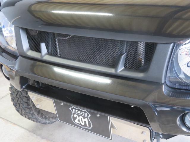 ジムニー XC 新品ルーフラック+Hライト RAYSデイトナFDX-J+ジオランダーMT 3インチリフトUP ブラックM全塗装修復歴軽度 LEDテール FRPボンネット SDナビDVDフルセグBluetoothETC(49枚目)