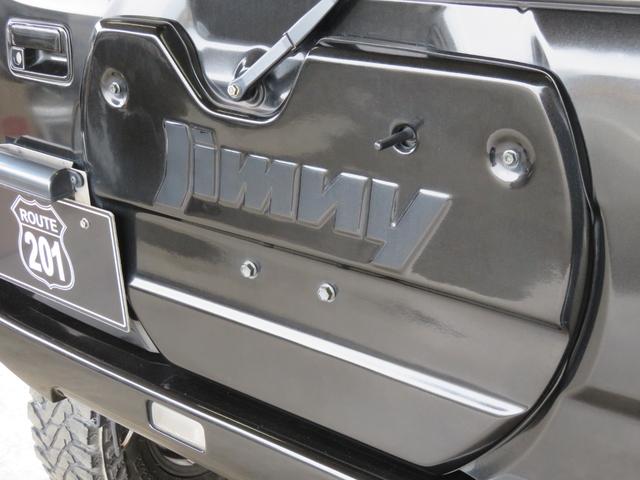 ジムニー XC 新品ルーフラック+Hライト RAYSデイトナFDX-J+ジオランダーMT 3インチリフトUP ブラックM全塗装修復歴軽度 LEDテール FRPボンネット SDナビDVDフルセグBluetoothETC(53枚目)