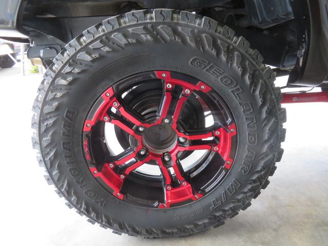 ジムニー XC 新品ルーフラック+Hライト RAYSデイトナFDX-J+ジオランダーMT 3インチリフトUP ブラックM全塗装修復歴軽度 LEDテール FRPボンネット SDナビDVDフルセグBluetoothETC(75枚目)