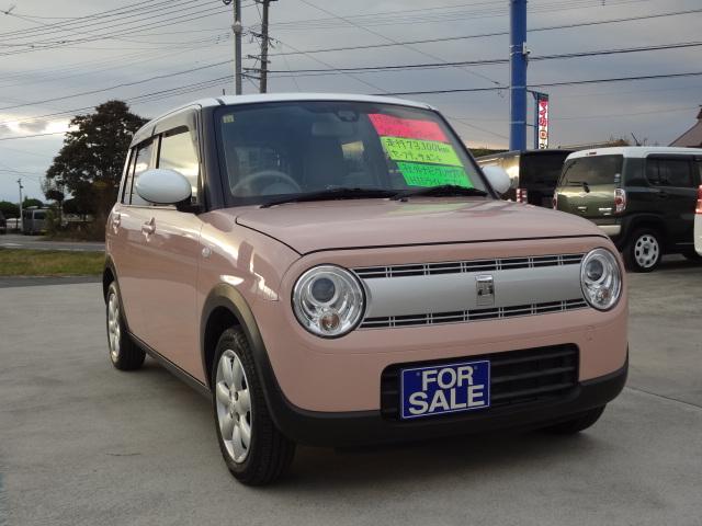 アルトラパン S 社外ナビ ワンセグTV Bluetooth 被害軽減ブレーキ ディスチャージヘッドランプ ETC スマートキー2本 シートヒーター(6枚目)