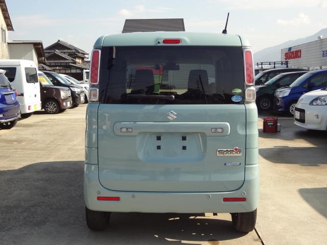 スペーシア ハイブリッドＧ　ワンオーナー　社外ナビ　ワンセグＴＶ　被害軽減ブレーキ　ソナー　ドラレコ　ＥＴＣ　スマートキー２本（3枚目）