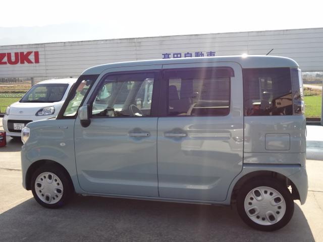 スペーシア ハイブリッドＧ　ワンオーナー　社外ナビ　ワンセグＴＶ　被害軽減ブレーキ　ソナー　ドラレコ　ＥＴＣ　スマートキー２本（5枚目）